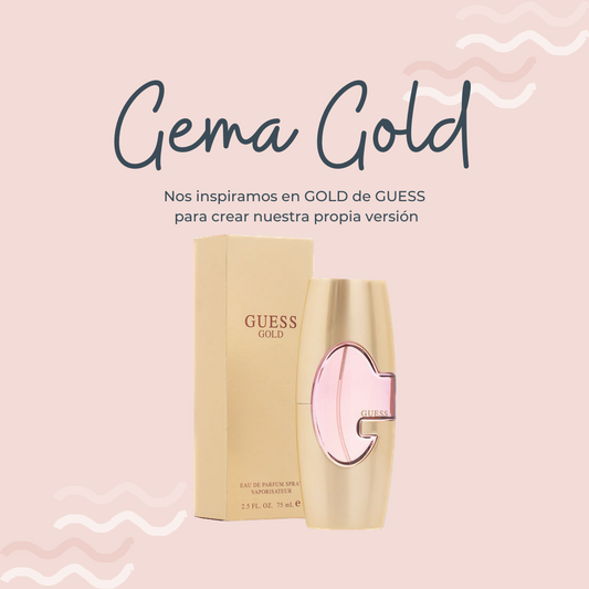 Perfume Gema Gold inspirado en GOLD de GUESS - PerfumeriaEau