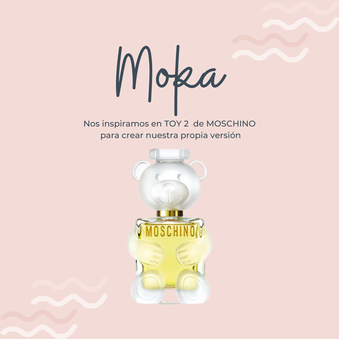 Perfume Moka inspirado en TOY 2 de MOSCHINO - PerfumeriaEau