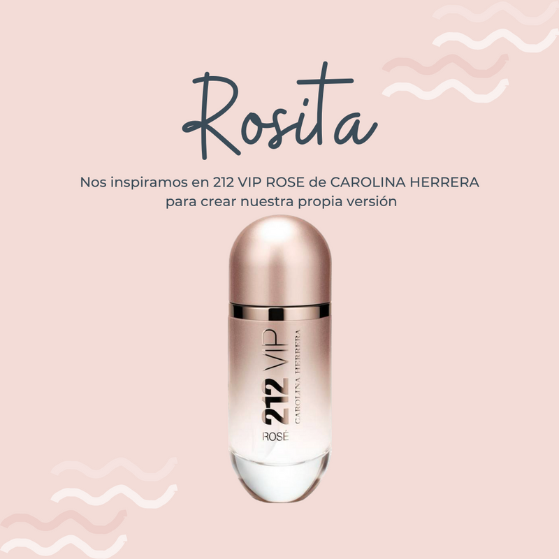 Perfume Rosita inspirado en 212 VIP ROSÉ de CAROLINA HERRERA