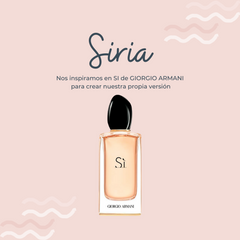 Perfume Siria inspirado en SI de GIORGIO ARMANI