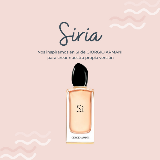 Perfume Siria inspirado en SI de GIORGIO ARMANI - PerfumeriaEau