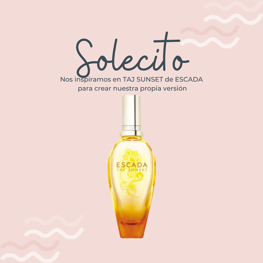 Perfume Solecito inspirado en TAJ SUNSET de ESCADA - PerfumeriaEau