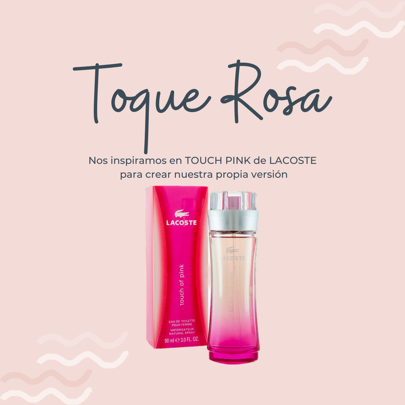 Perfume Toque Rosa inspirado en TOUCH OF PINK de LACOSTE