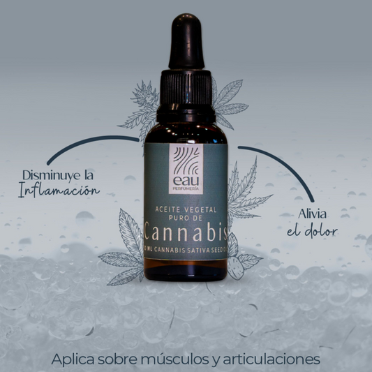 Aceite vegetal puro de Cannabis - PerfumeriaEau