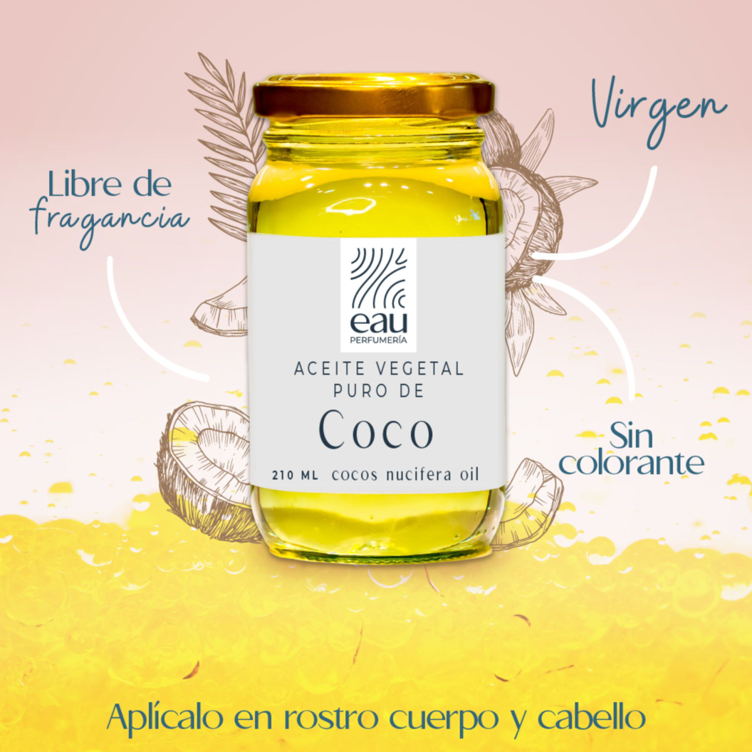 Aceite Vegetal puro de Coco - PerfumeriaEau