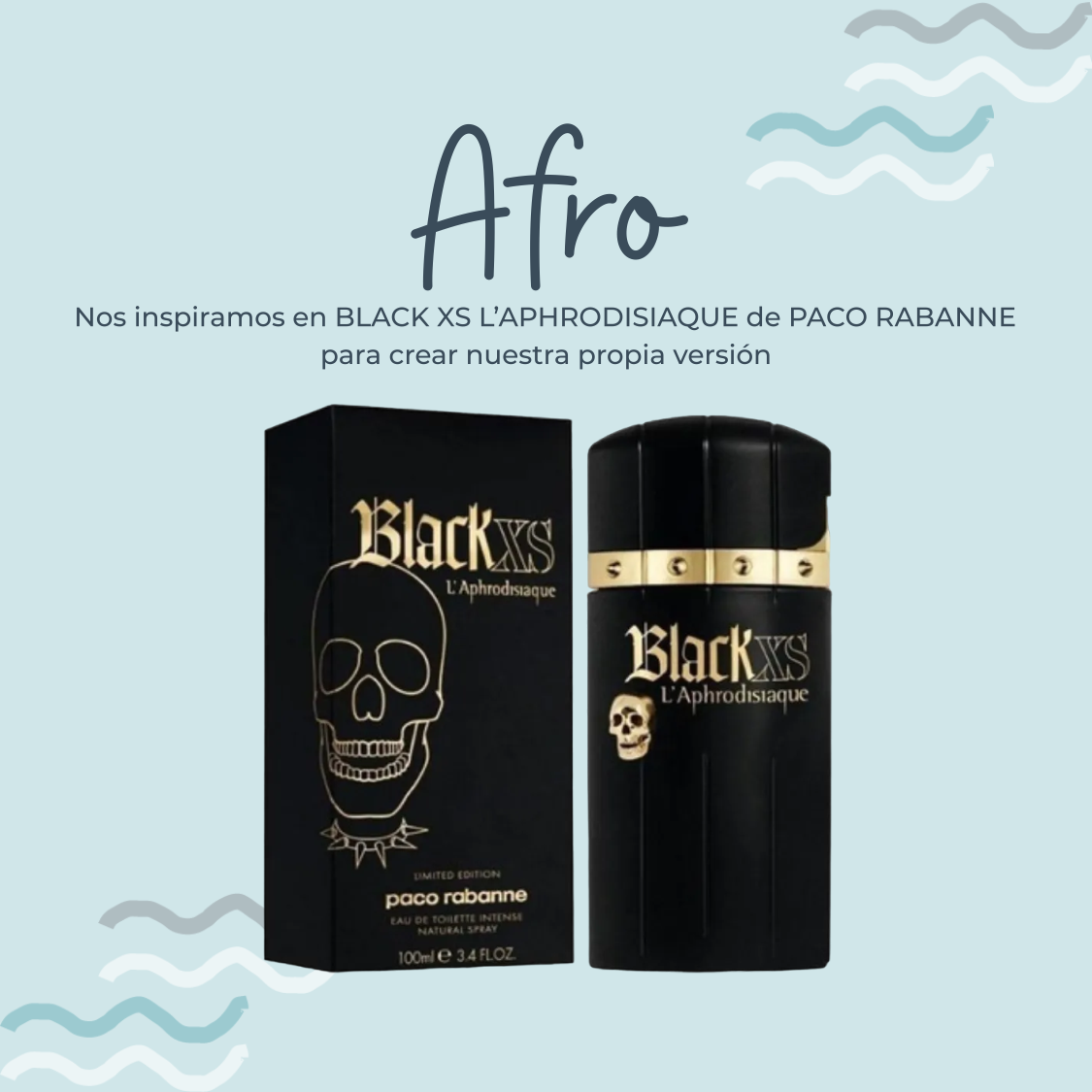 Perfume Afro Inspirado en BLACK XS L APHRODISIAQUE de PACO RABANNE