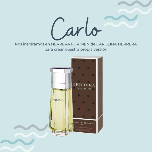 Perfume Carlo Inspirado en HERRERA FOR MEN de CAROLINA HERRERA - PerfumeriaEau