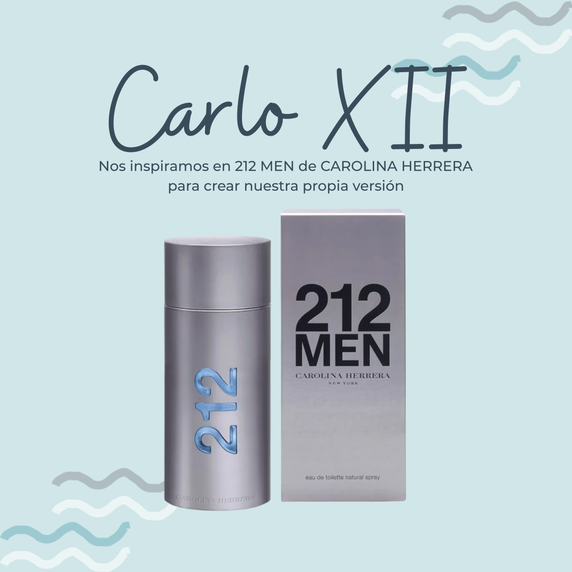 Perfume Carlo XII Inspirado en 212 MEN de CAROLINA HERRERA - PerfumeriaEau