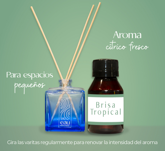 Difusora BRISA TROPICAL Fragancia para palitos - PerfumeriaEau