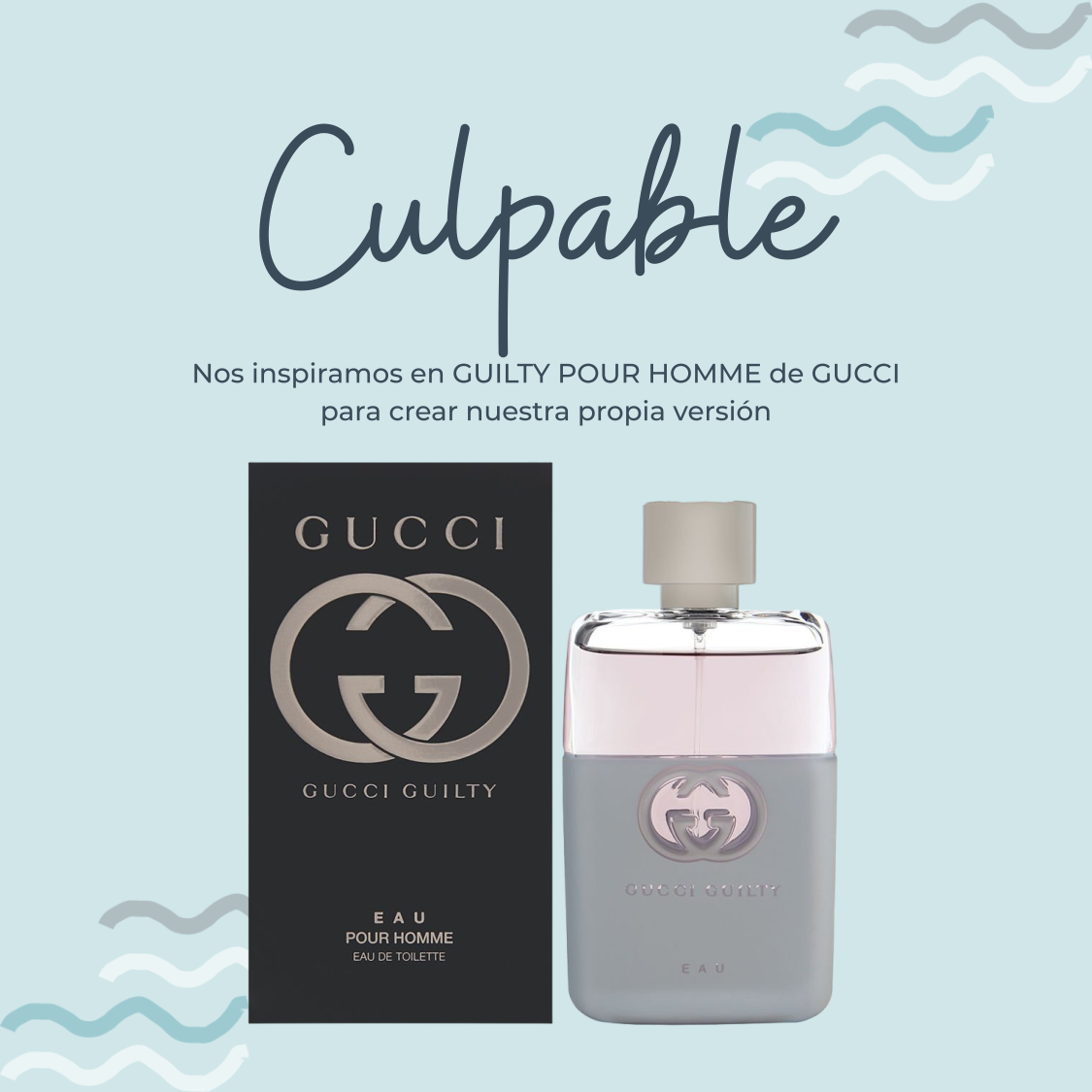 Perfume Culpable Inspirado en GUILTY POUR HOMME de GUCCI - PerfumeriaEau