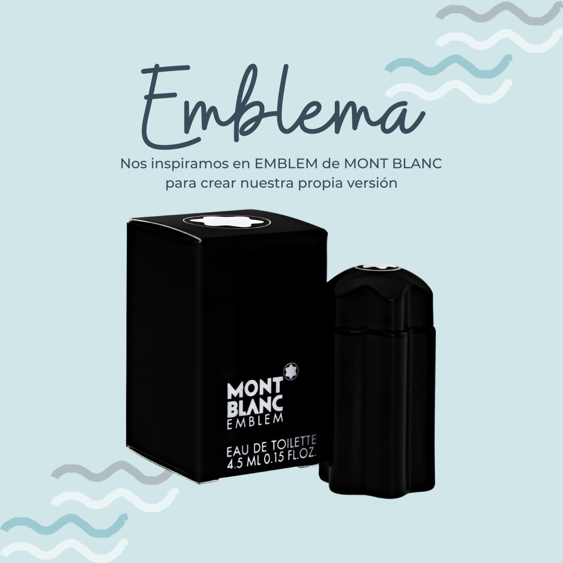 Perfume Emblema Inspirado en EMBLEM de MONT BLANC - PerfumeriaEau