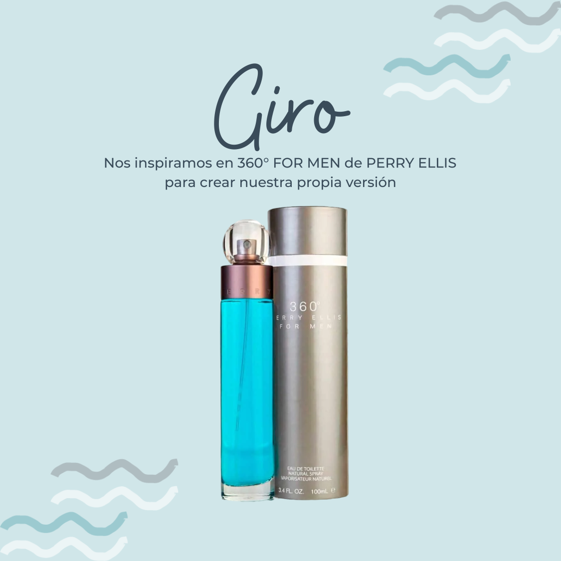 Perfume Giro Inspirado en 360 FOR MEN de PERRY ELLIS