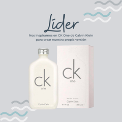 Perfume Lider Inspirado en CK ONE de Calvin Klein