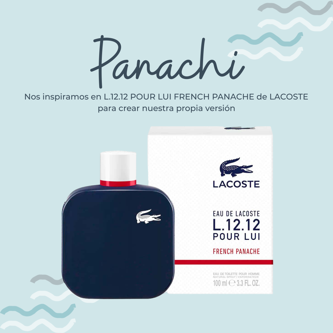 Perfume Panachi Inspirado en L12.12 POUR LUI FRENCH de LACOSTE - PerfumeriaEau