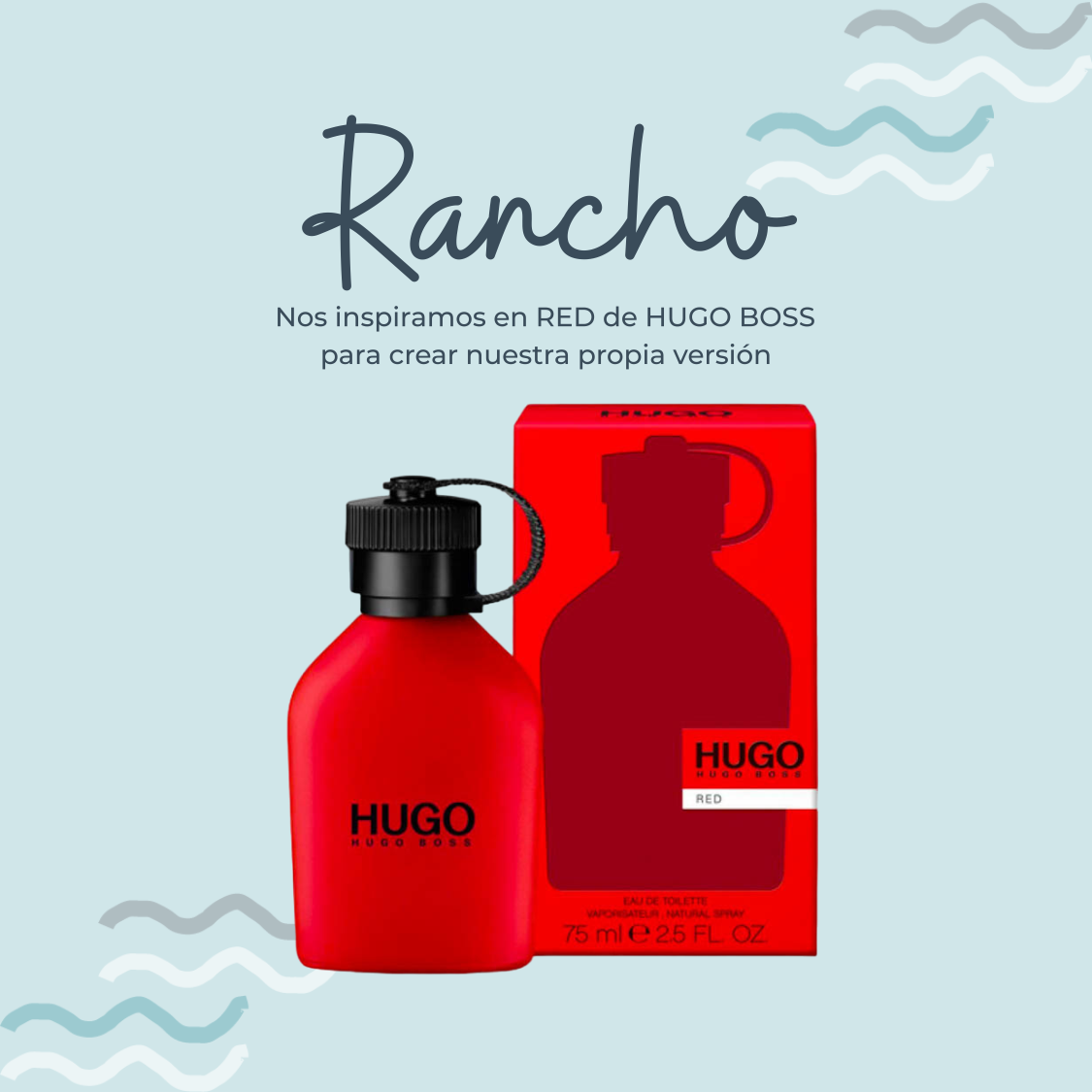 Perfume Rancho Inspirado en RED de HUGO BOSS - PerfumeriaEau