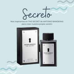 Perfume Secreto Inspirado en THE SECRET de ANTONIO BANDERAS