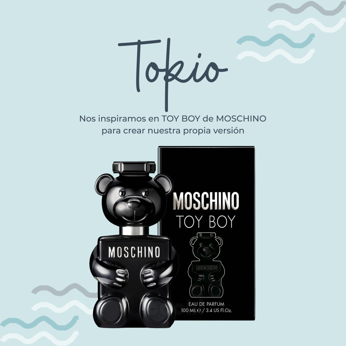 Perfume Tokio Inspirado en TOY BOY de MOSCHINO - PerfumeriaEau